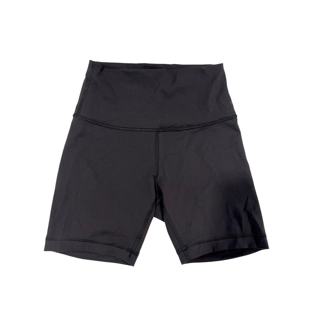 Lululemon Wunder Train High-Rise Short 6" Black Athleisure Gym Work Out sz 4 - Picture 6 of 11